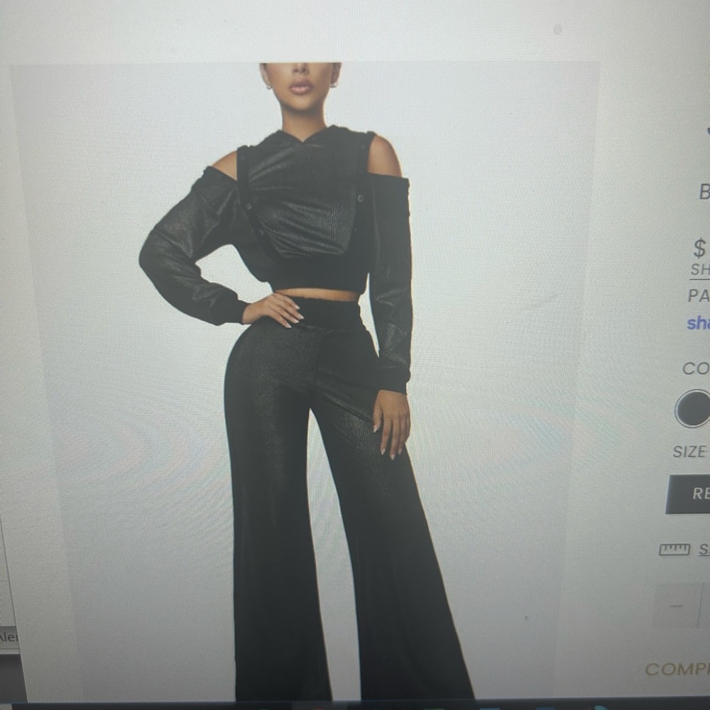 Elegant Black Wide-Leg Pants